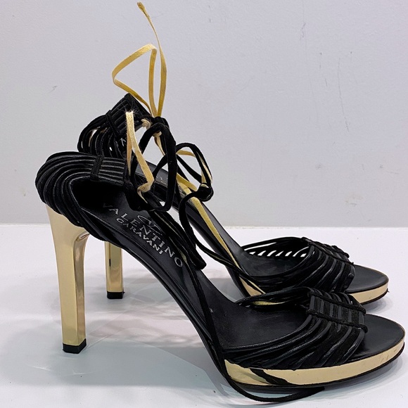 Valentino Leather & Suede Heels - Picture 3 of 7